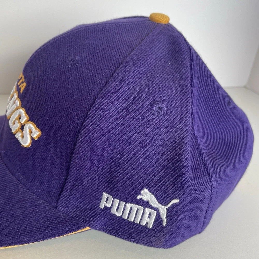Minnesota Vikings NFL  Puma Adjustable Hat Cap‎ National Football League Purple